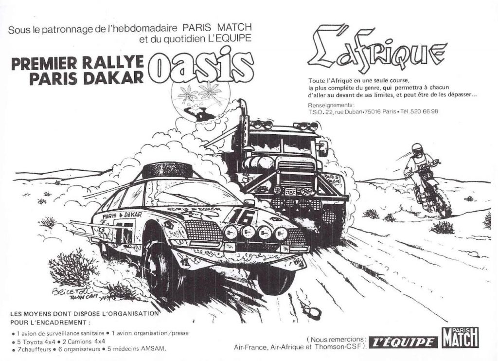 1978 Paris-Dakar Oasis Rally plakátja