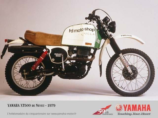  Yamaha XT500 -  Cyril Neveu (foto:yamaha-motor)